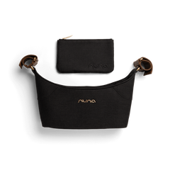 Nuna Stroller Organizer Bag, Front View, Caviar