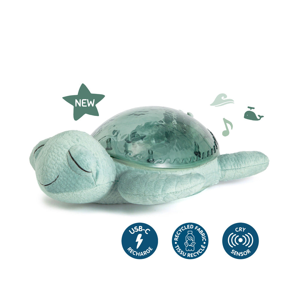 Cloud B Tranquil Turtle Rechargeable Nigth Light, Green, Features - ANB Baby