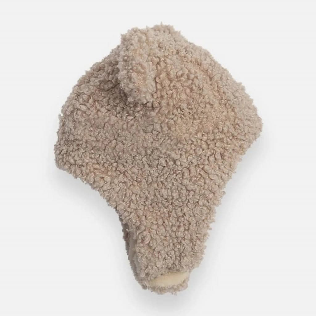 7 A.M. Enfant The Cub Mitten & Hat Set, Oatmeal Teddy, ANB BABY