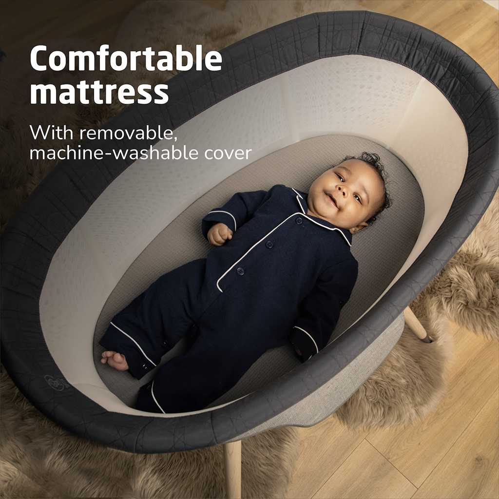 Maxi-Cosi Starling Smart Bassinet-Mattress view - ANB BABY