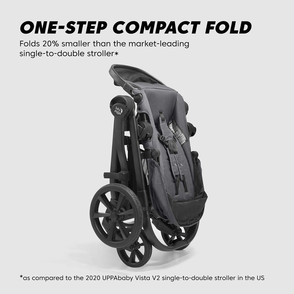 Baby Jogger City Select 2 Base Stroller-Radiant Slate_5 - ANB Baby