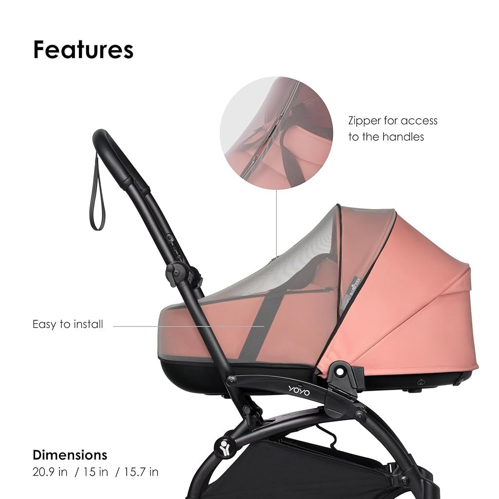 Babyzen YOYO 0+ Bassinet Insect Shield_5 - ANB Baby