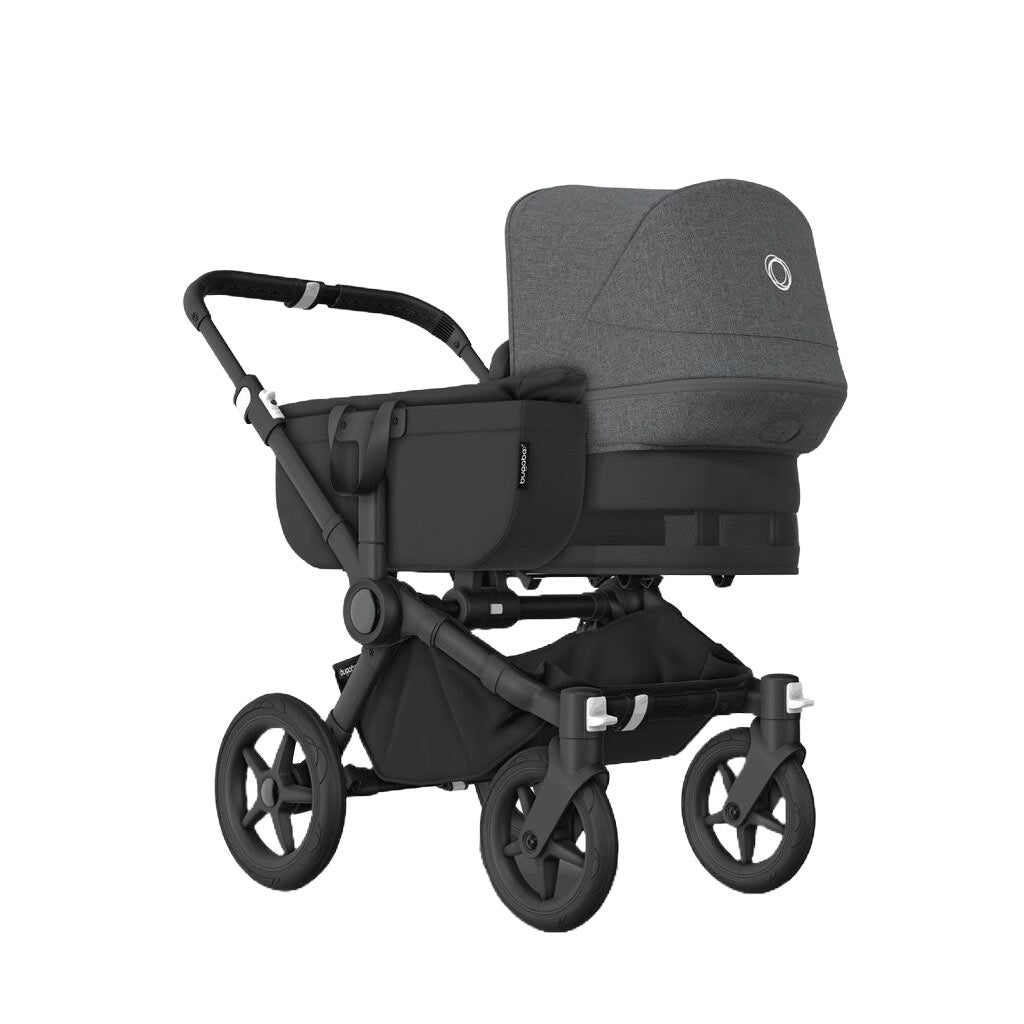 Bugaboo-Donkey-5-Mono-Complete-Stroller,-Black-Midnight-Black-Grey-Melange,-Main - ANB Baby