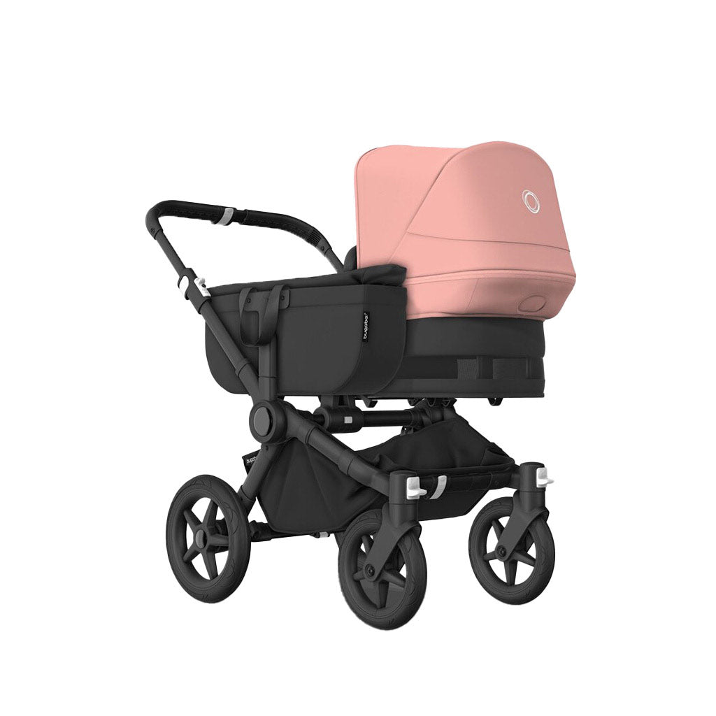 Bugaboo-Donkey-5-Mono-Complete-Stroller,-Black-Midnight-Black-Morning-Pink,-Main - ANB Baby