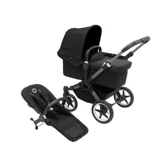 Bugaboo-Donkey-5-Mono-Complete-Stroller,-Graphite-Midnight-Black-Midnight-Black,-Main - ANB Baby