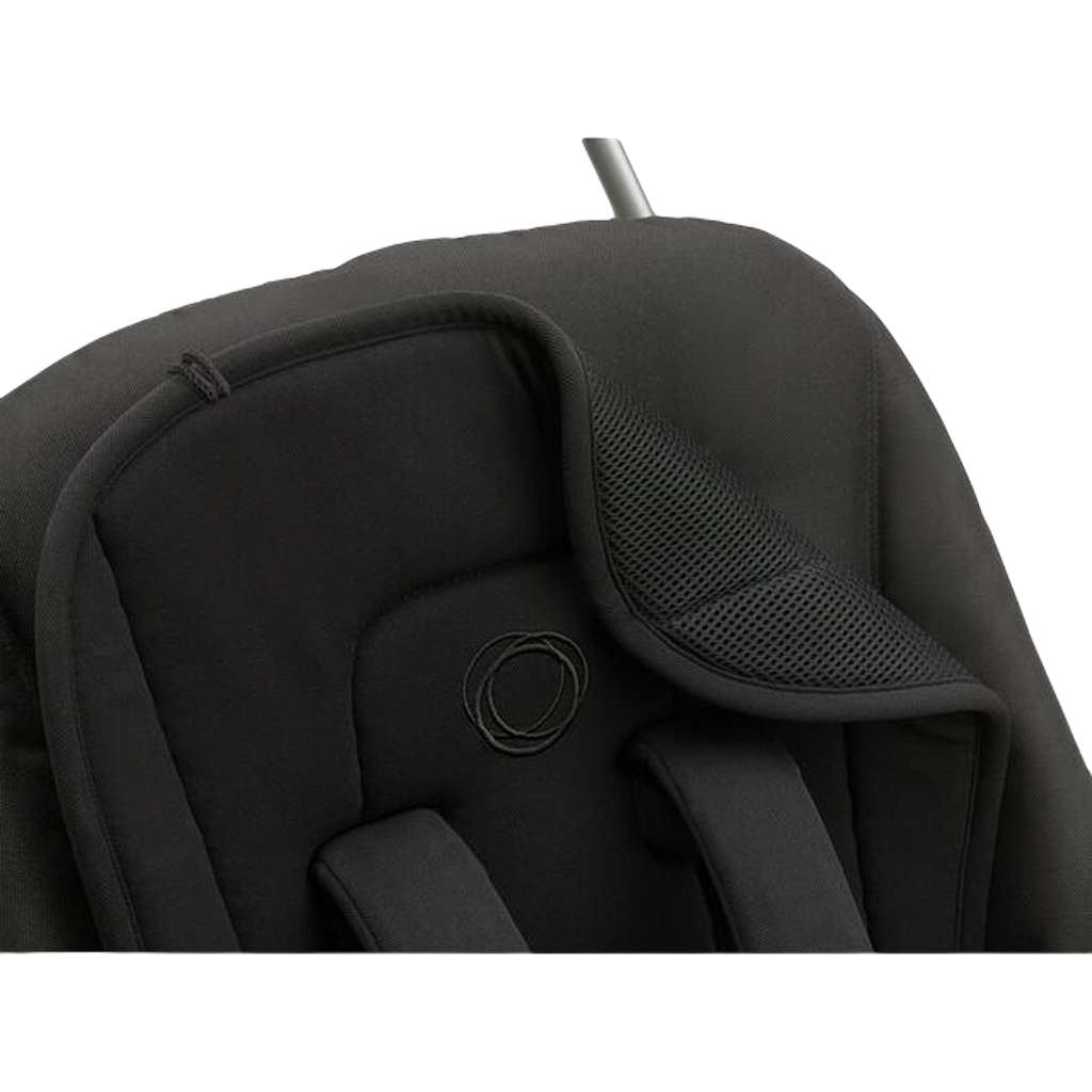 Bugaboo Dual Comfort Seat Liner, Midnight Black, Fabric - ANB BABY