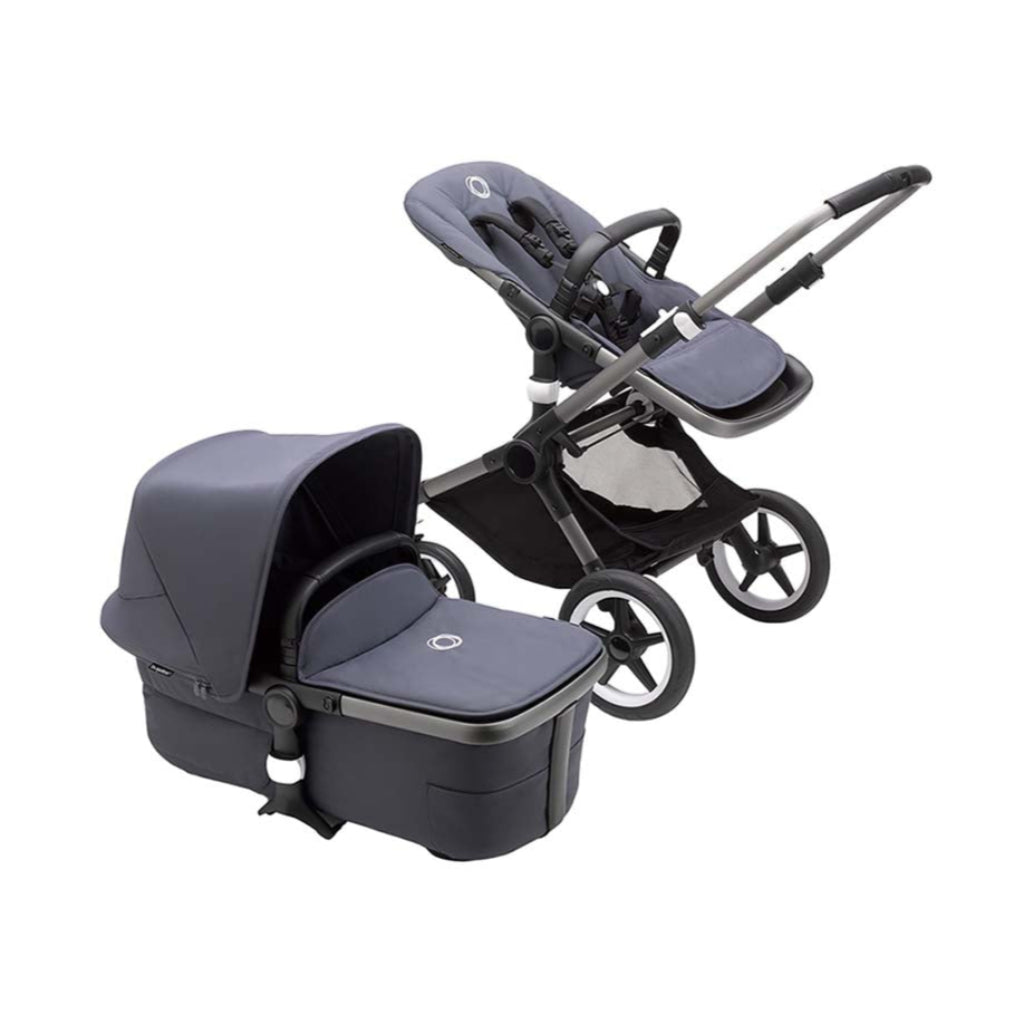 Bugaboo Fox3 Complete Stroller-Graphite-Stormy Blue-Stormy Blue_8 - ANB Baby