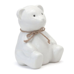 Child-To-Cherish-Teddy-Bear-Bank,-White - ANB BABY