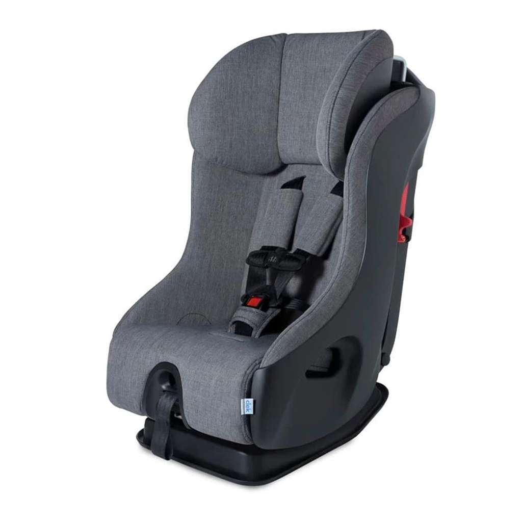 Clek Fllo Convertible Car Seat, Front View, Thunder - ANB BABY