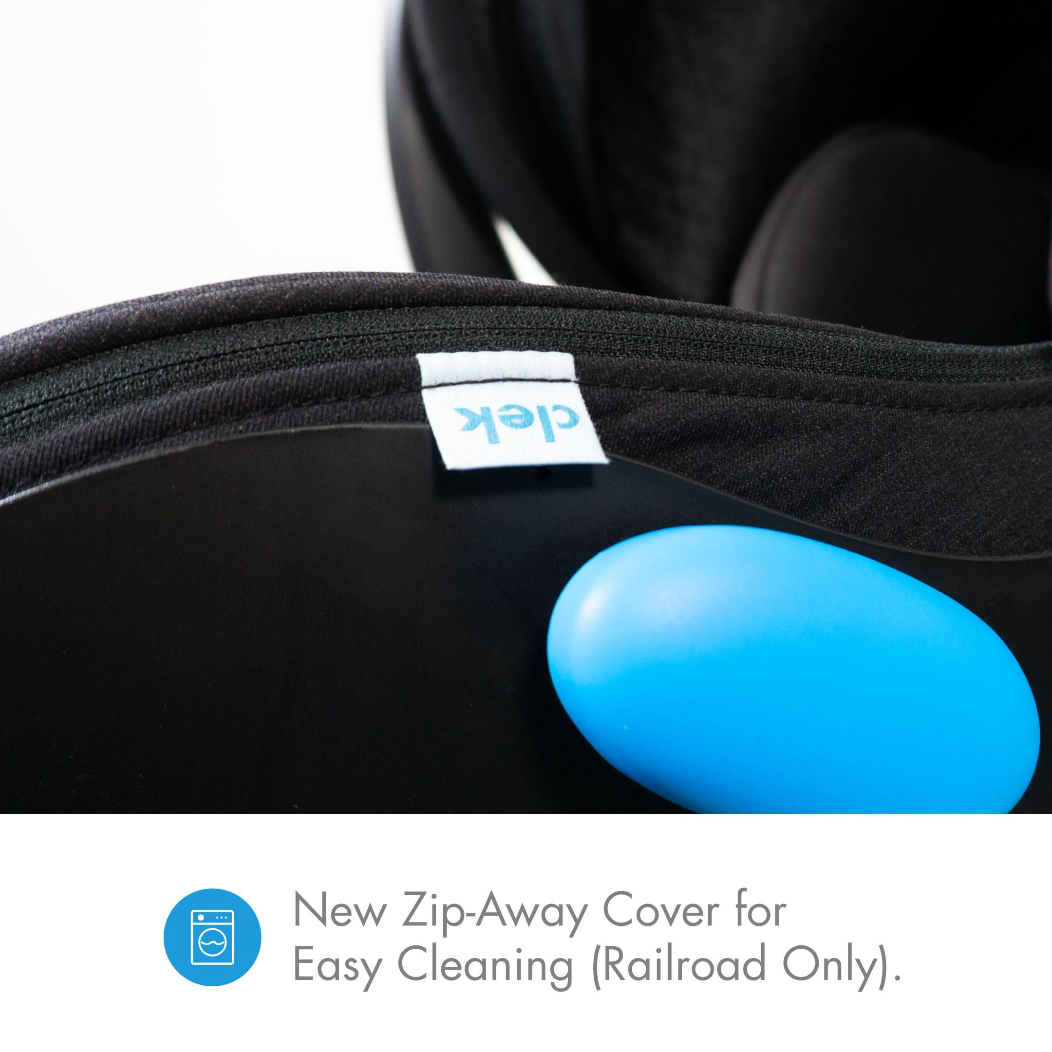 Clek Liing Infant Car Seat,railroad-ziip-cover - ANB BABY