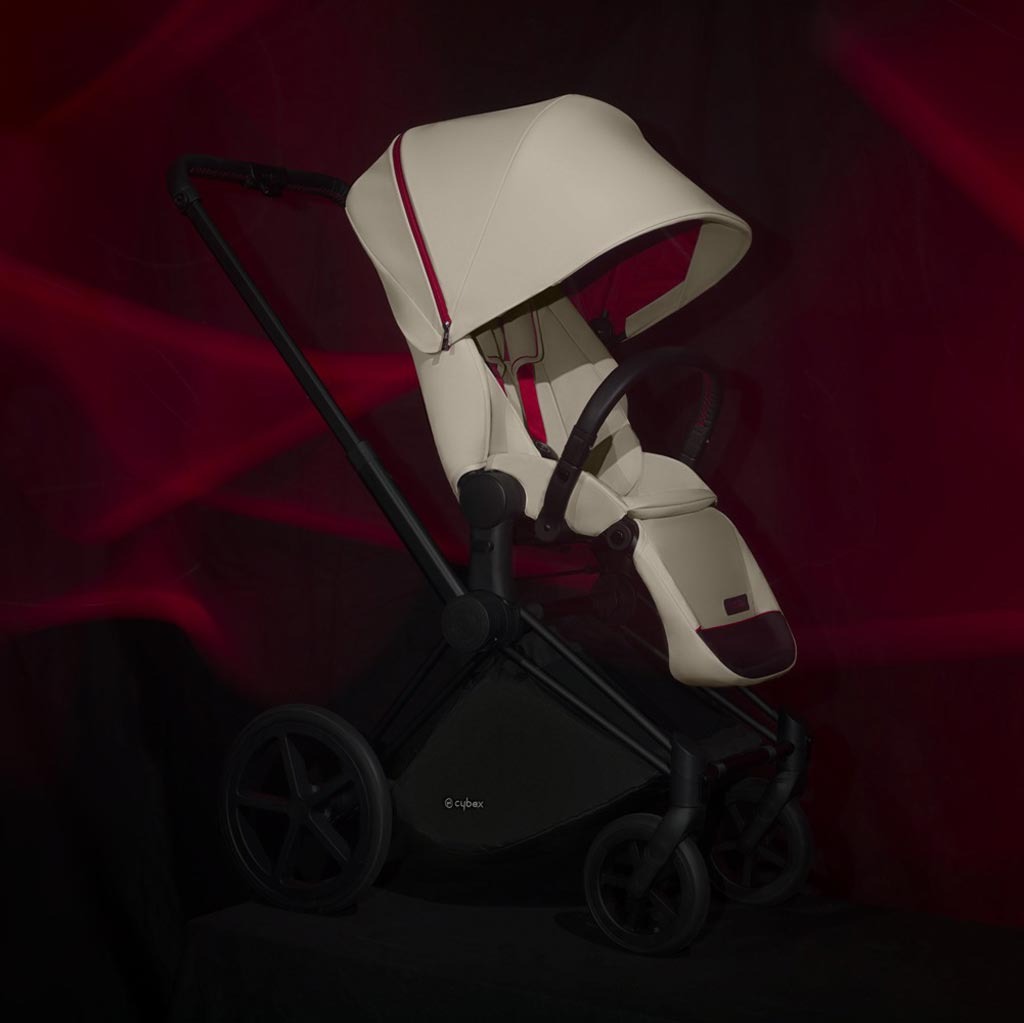 Cybex Priam Ferrari Lux Seat Stroller-Silver_8 - ANB Baby