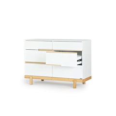 DaDaDa Bliss 6-Drawer Dresser, White Natural, Feature 1- ANB Baby