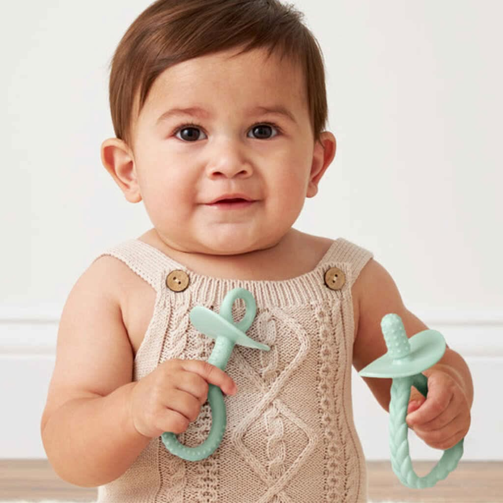 Itzy Ritzy Pre-Feeding Teether Set, Green_7- ANB Baby