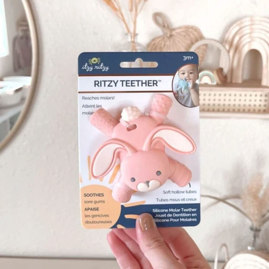 Itzy Ritzy Silicone Molar Teether, Bunny Packing - ANB Baby