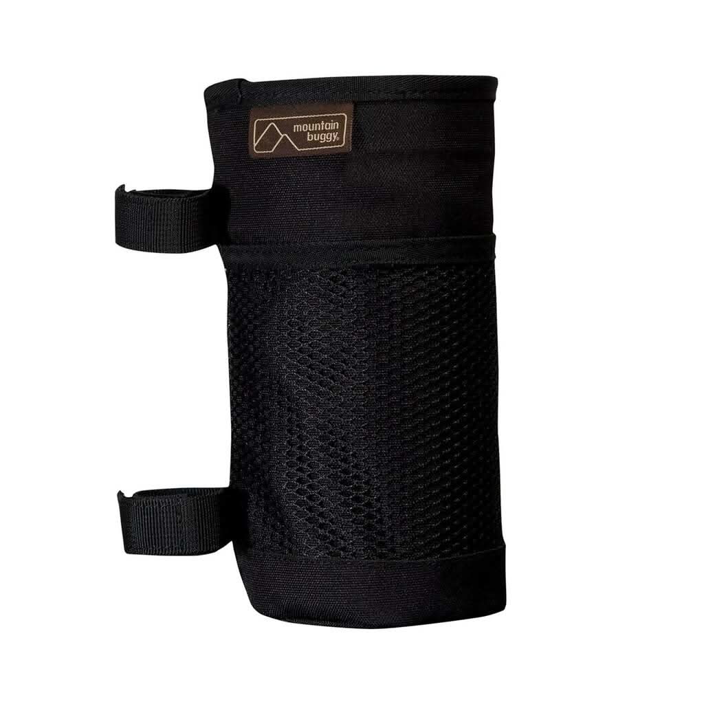 Mountain Buggy Fabric Bottle Holder, Black, Main - ANB Baby