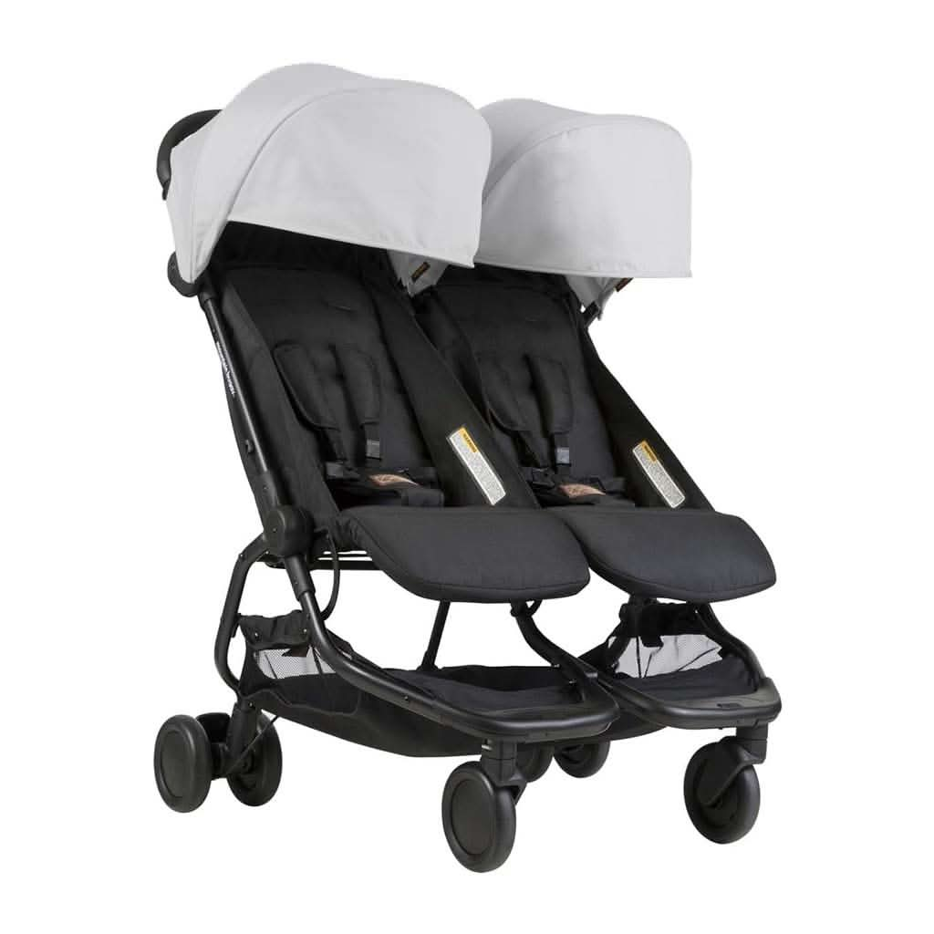 Mountain Buggy Nano Duo V1 Stroller-Silver_8 - ANB Baby