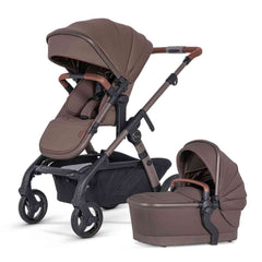 Silver Cross Wave 3 Single-To-Double Stroller, Caramel-Main view-ANB BABY