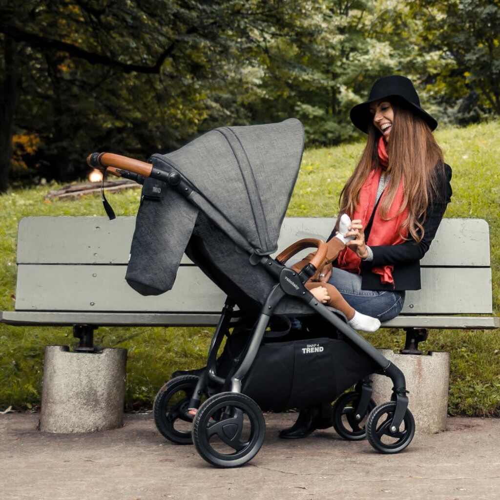 Valco Baby Snap Ultra Trend Stroller, Denim_Lifestyle- ANB Baby