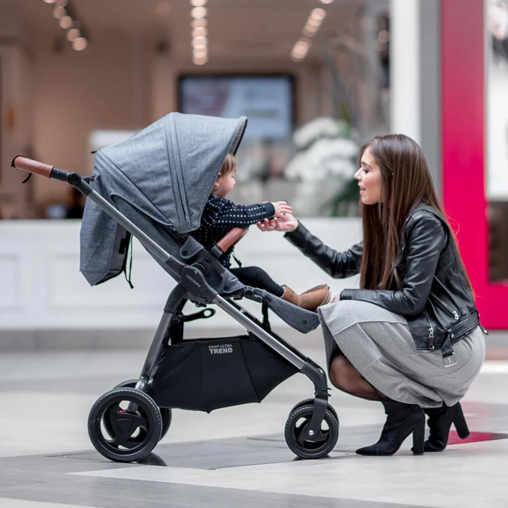 Valco Baby Snap Ultra Trend Stroller, Denim_Lifestyle_4- ANB Baby