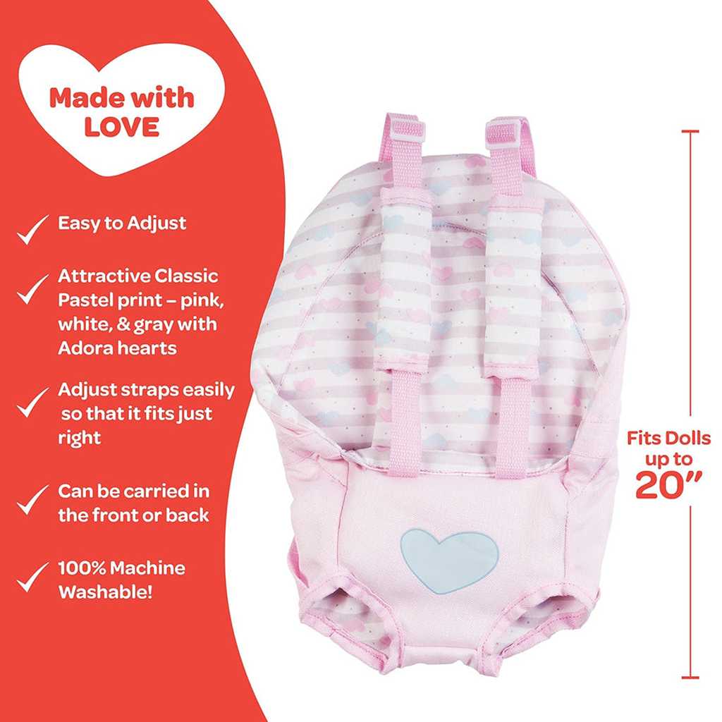 Adora Classic Pastel Pink Baby Carrier, ANB BABY