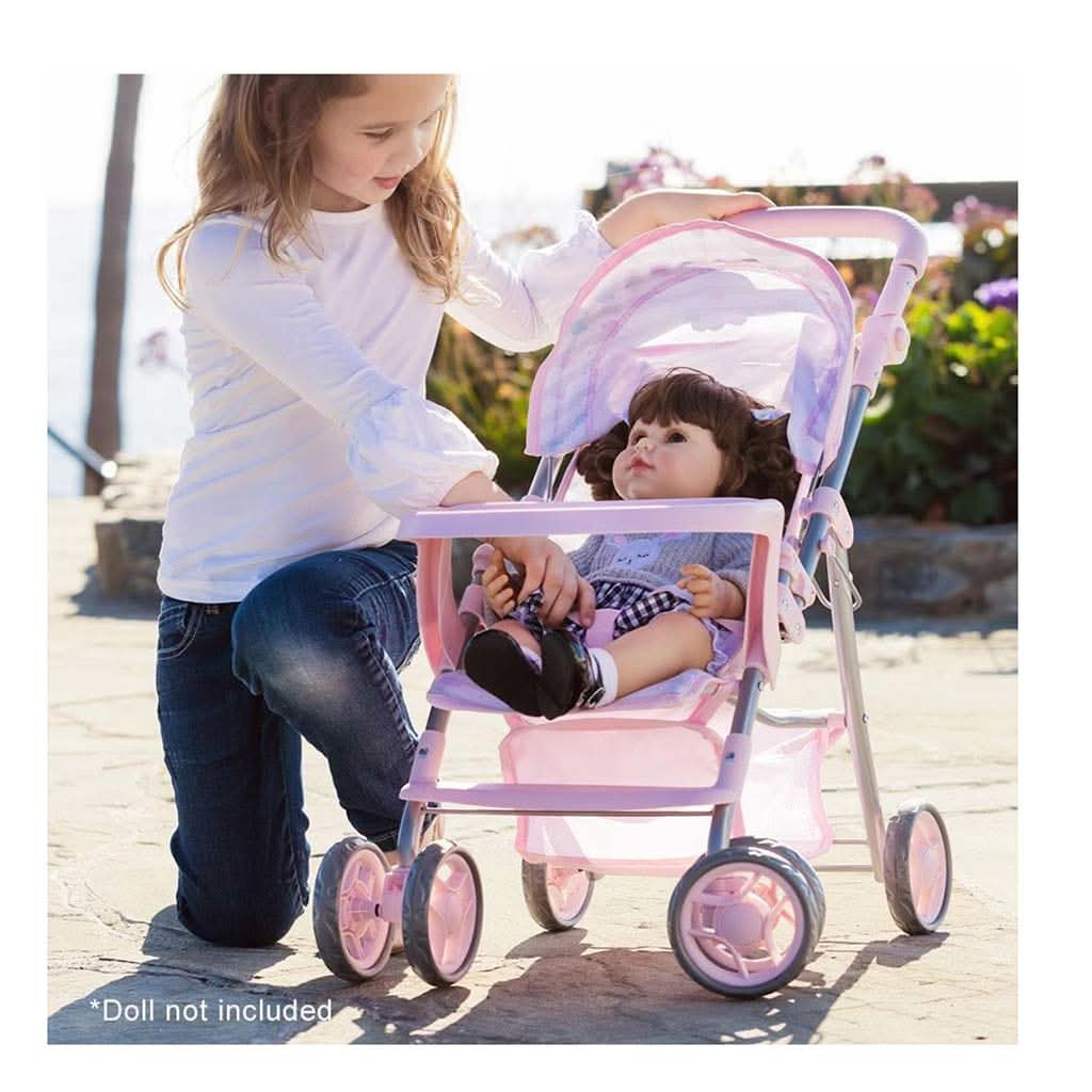 Adora Rainbow Rose Snack and Go Stroller, ANB BABY