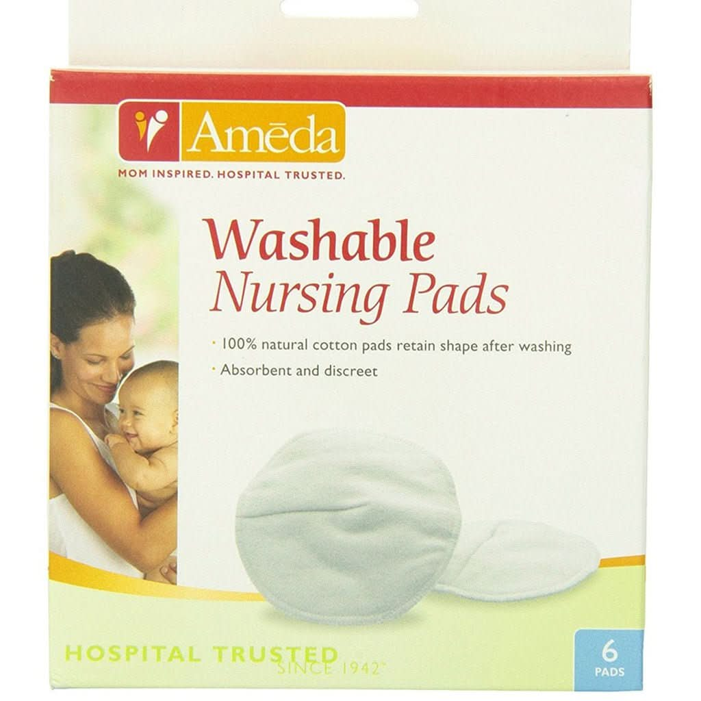 AMEDA Washable Nursing Pads - 6 Pads, ANB BABY