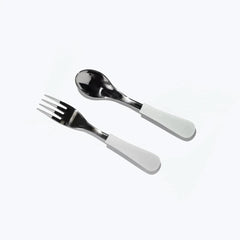 Avanchy Stainless Steel Baby Fork / Spoon, 2 Pack, ANB BABY