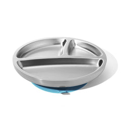 Avanchy Toddler Stainless Steel Silicone Suction Divided Plate, ANB BABY