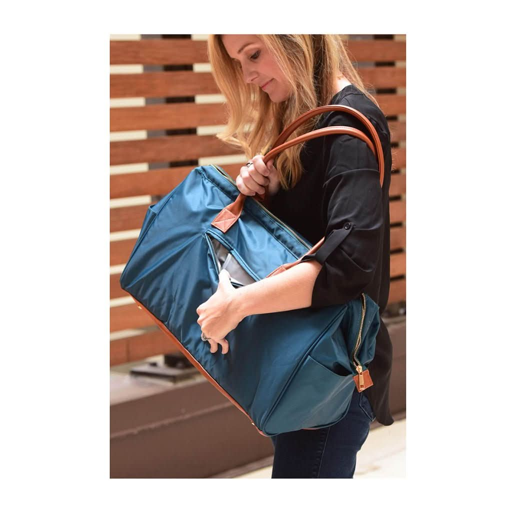 Baby Boldly Fully Prepared Birth Bag, Bold Teal, ANB BABY