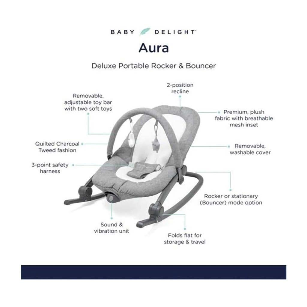 Baby Delight Aura Portable Rocker & Bouncer, ANB BABY