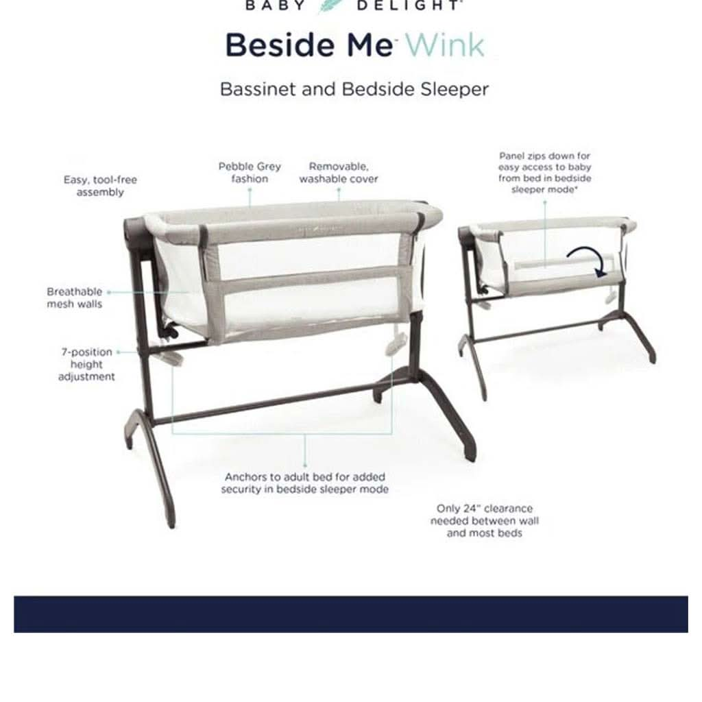 Baby Delight Beside Me Wink Bassinet & Bedside Sleeper, ANB BABY