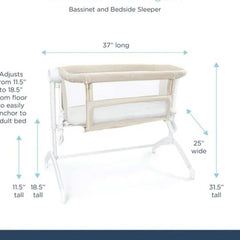 Baby Delight Beside Me Wink Organic Bassinet & Bedside Sleeper, ANB BABY