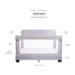 Baby Delight Horizon Full Size Breathable Crib, ANB BABY