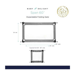 Baby Delight Span Expandable Folding Gate, ANB BABY