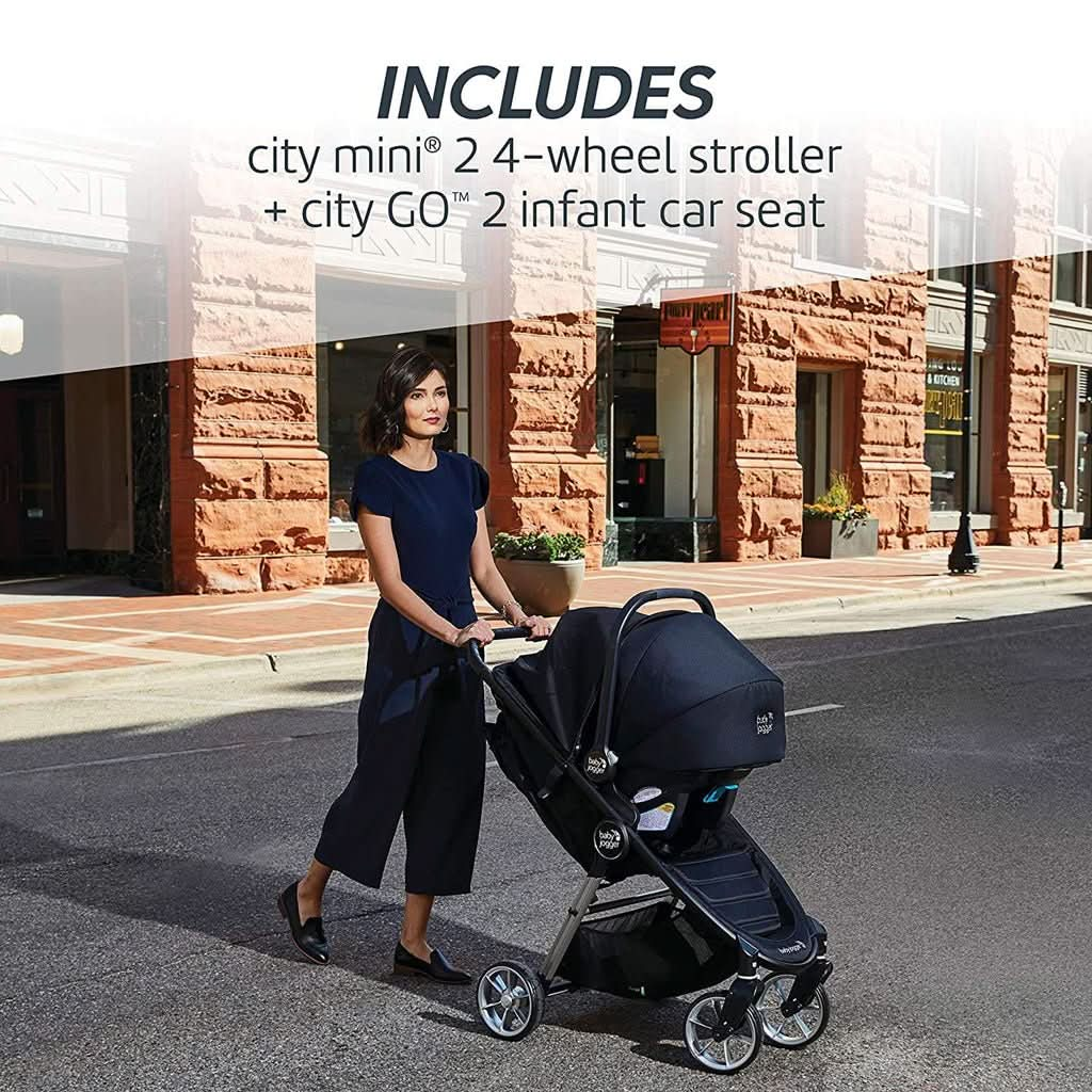 Baby Jogger City Mini 2 - 4 Wheel City Go Travel System, ANB BABY