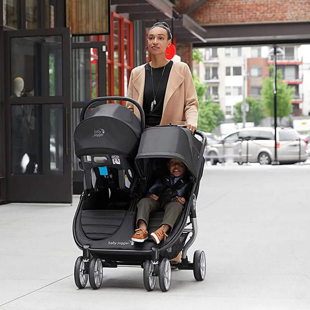 Baby Jogger City Mini 2 Double Baby Stroller, Jet, ANB BABY