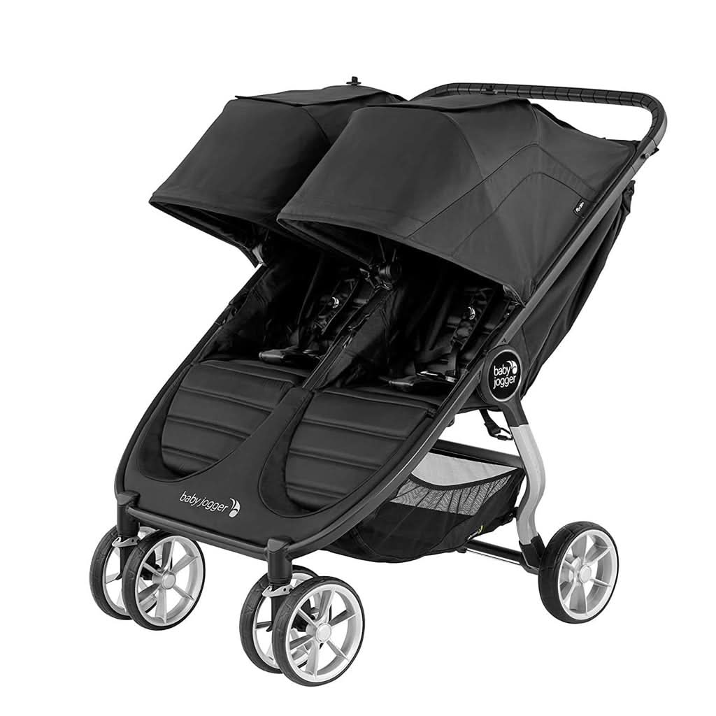 Baby Jogger City Mini 2 Double Baby Stroller, Jet, ANB BABY