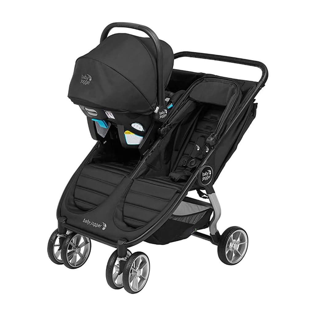 Baby Jogger City Mini 2 Double Baby Stroller, Jet, ANB BABY