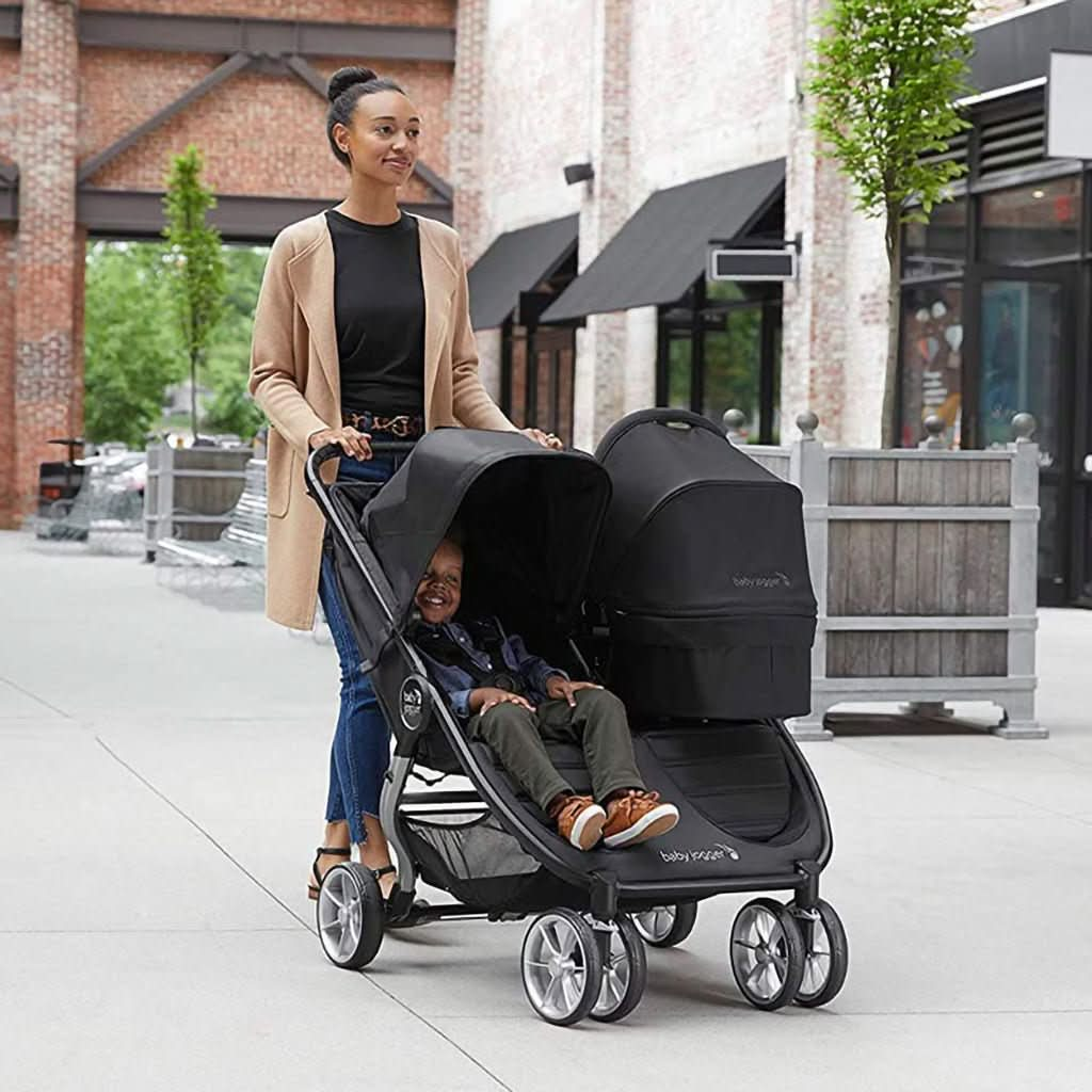 Baby Jogger City Mini 2 Double Baby Stroller, Jet, ANB BABY