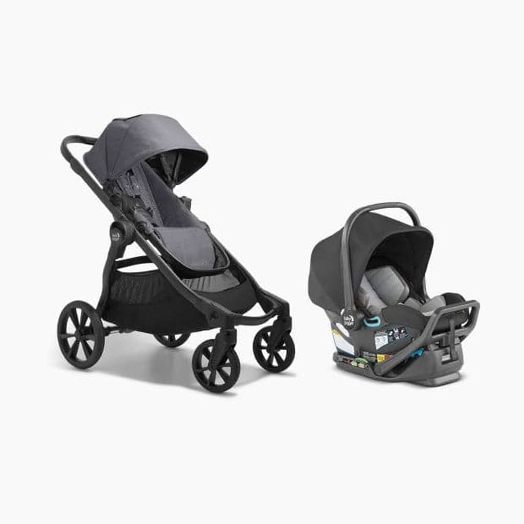 Baby Jogger City Select 2 + City GO 2 Travel System, Radiant Slate, ANB BABY