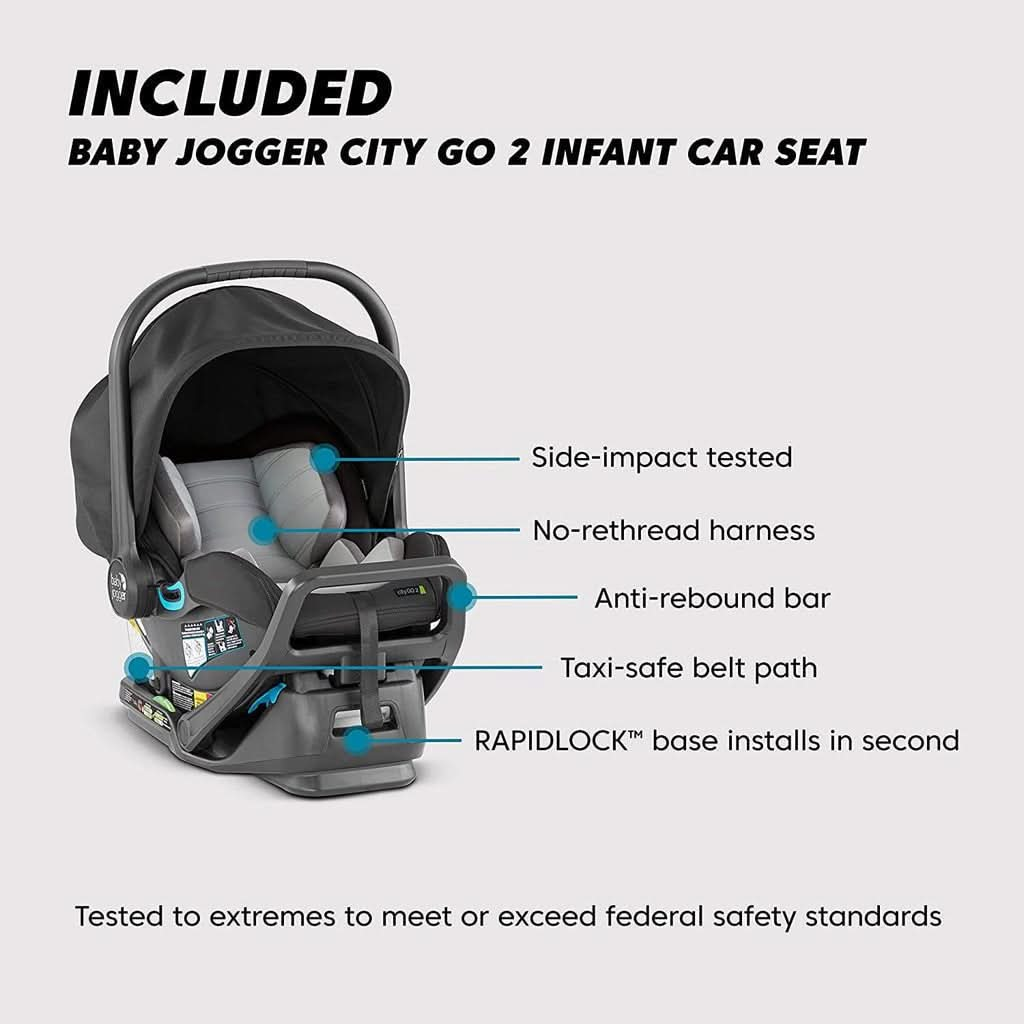 Baby Jogger City Tour 2 Travel System, Pitch Jet, ANB BABY