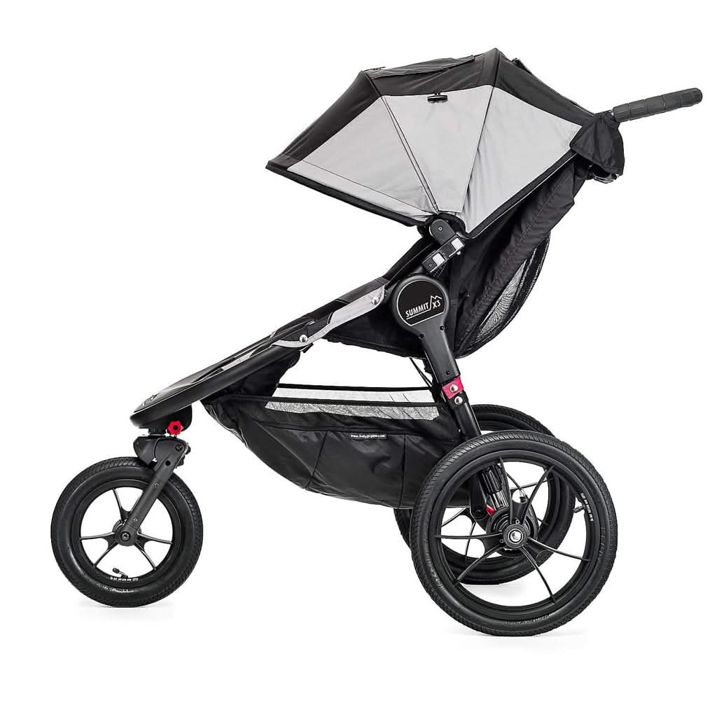 Baby Jogger Summit X3 Jogging Stroller, Black / Gray, ANB BABY