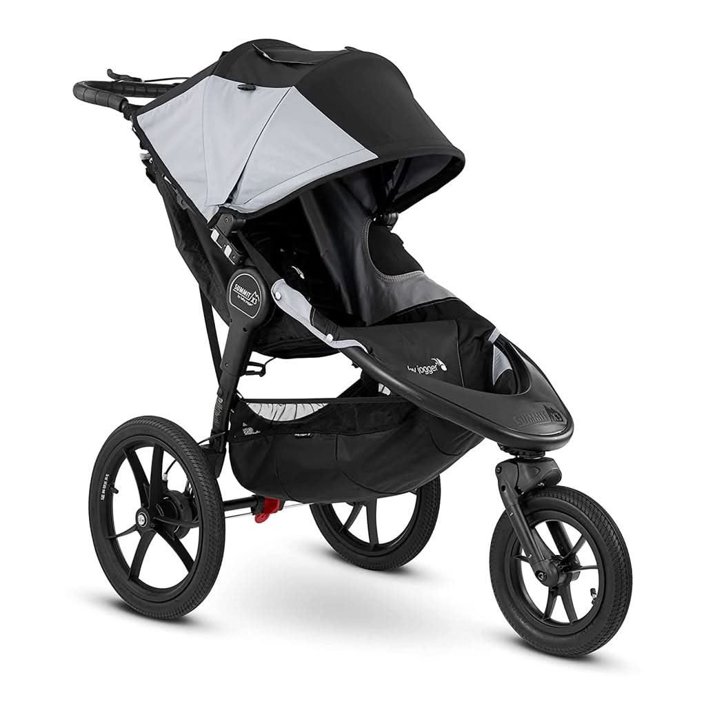 Baby Jogger Summit X3 Jogging Stroller, Black / Gray, ANB BABY