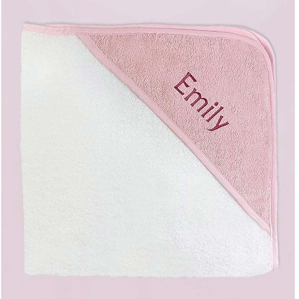 Babyblooms Personalized Baby Hooded Towel, ANB BABY