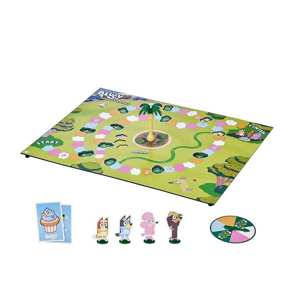 Bluey Shadowlands Family Board Game, For 2 - 4 Players, ANB BABY