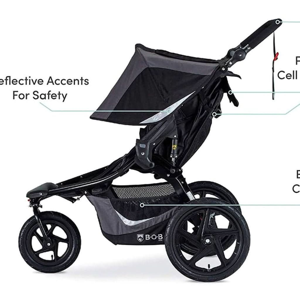 BOB Gear Revolution Flex 3.0 Duallie Double Jogging Stroller, ANB BABY