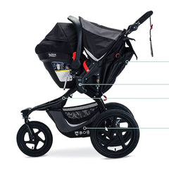 BOB Gear Revolution Flex 3.0 Jogging Stroller + Travel System with B - Safe 35 Infant Car Seat, ANB BABY