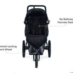 BOB Gear Revolution Flex 3.0 Jogging Stroller + Travel System with B - Safe 35 Infant Car Seat, ANB BABY