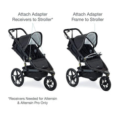 BOB Gear Single Jogging Stroller Adapter for Chicco Infant Car Seats, ANB BABY