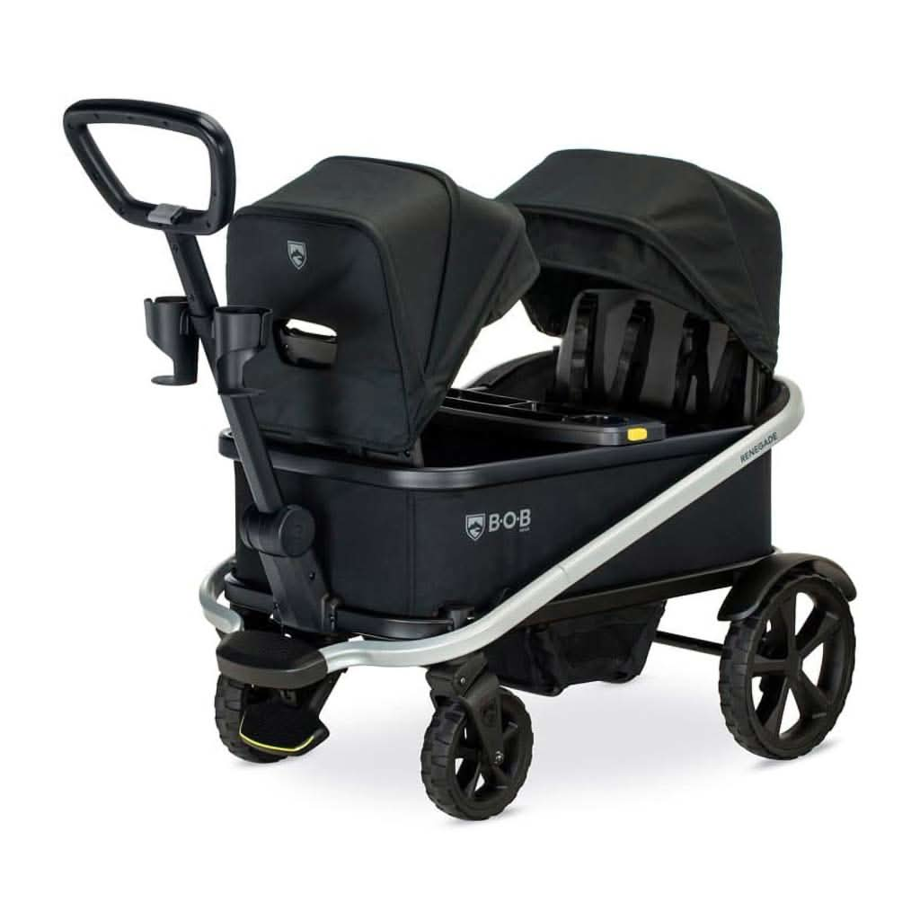 BOB Renegade Wagon Canopy Kit 2 Pack, Black, ANB BABY